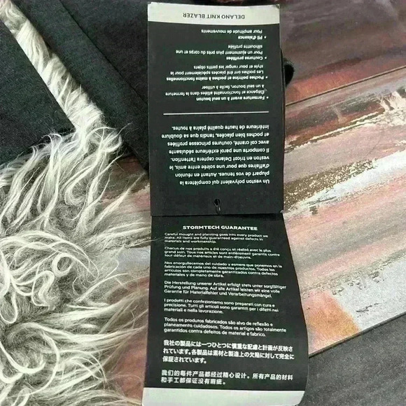 NWT Stormtech Delano Knit Graphite Heather One Button Blazer, M - Picture 11 of 16